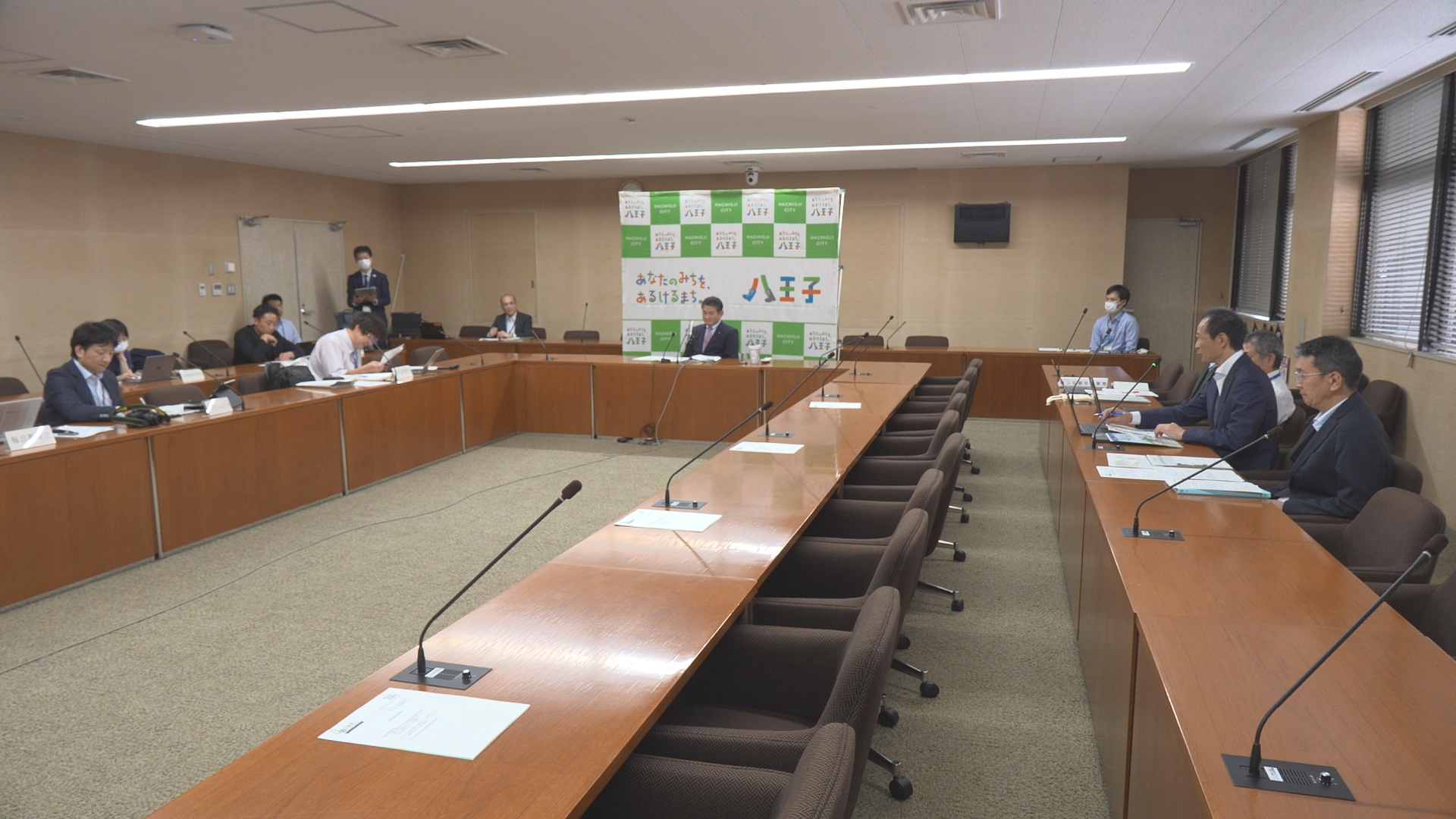 八王子市定例記者会見