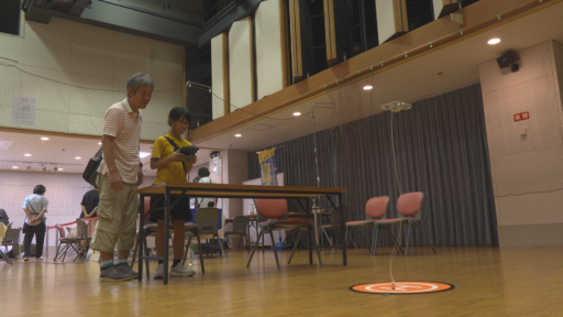 親子ドローン体験