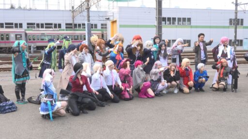 鉄道アセットを活用したコスプレ撮影の実証実験