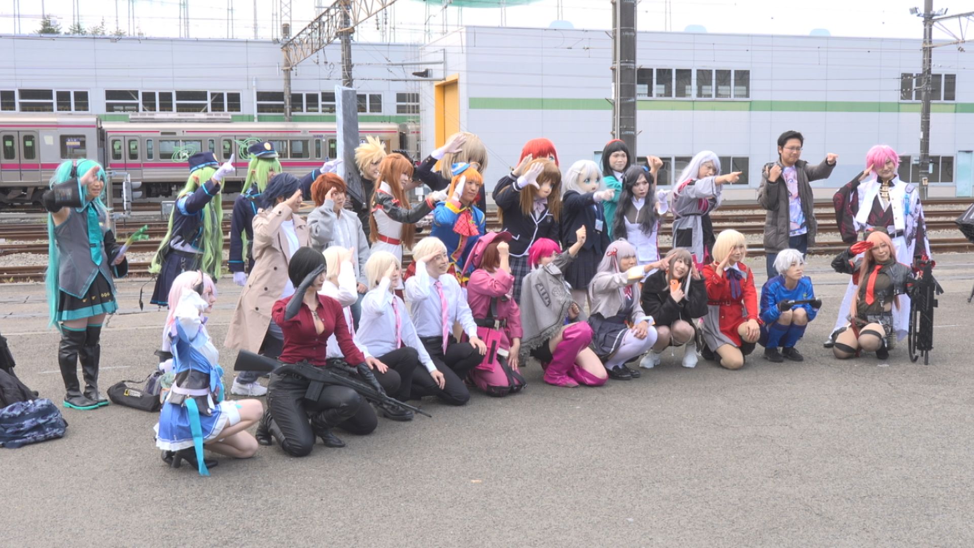 鉄道アセットを活用したコスプレ撮影の実証実験