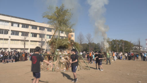 豊ヶ丘・貝取地区委員会 第３９回「どんど焼き」