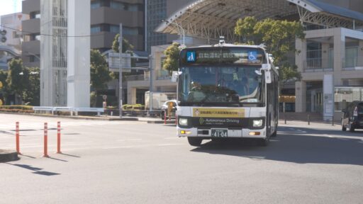 都内初！大型自動運転バスの実証運行開始
